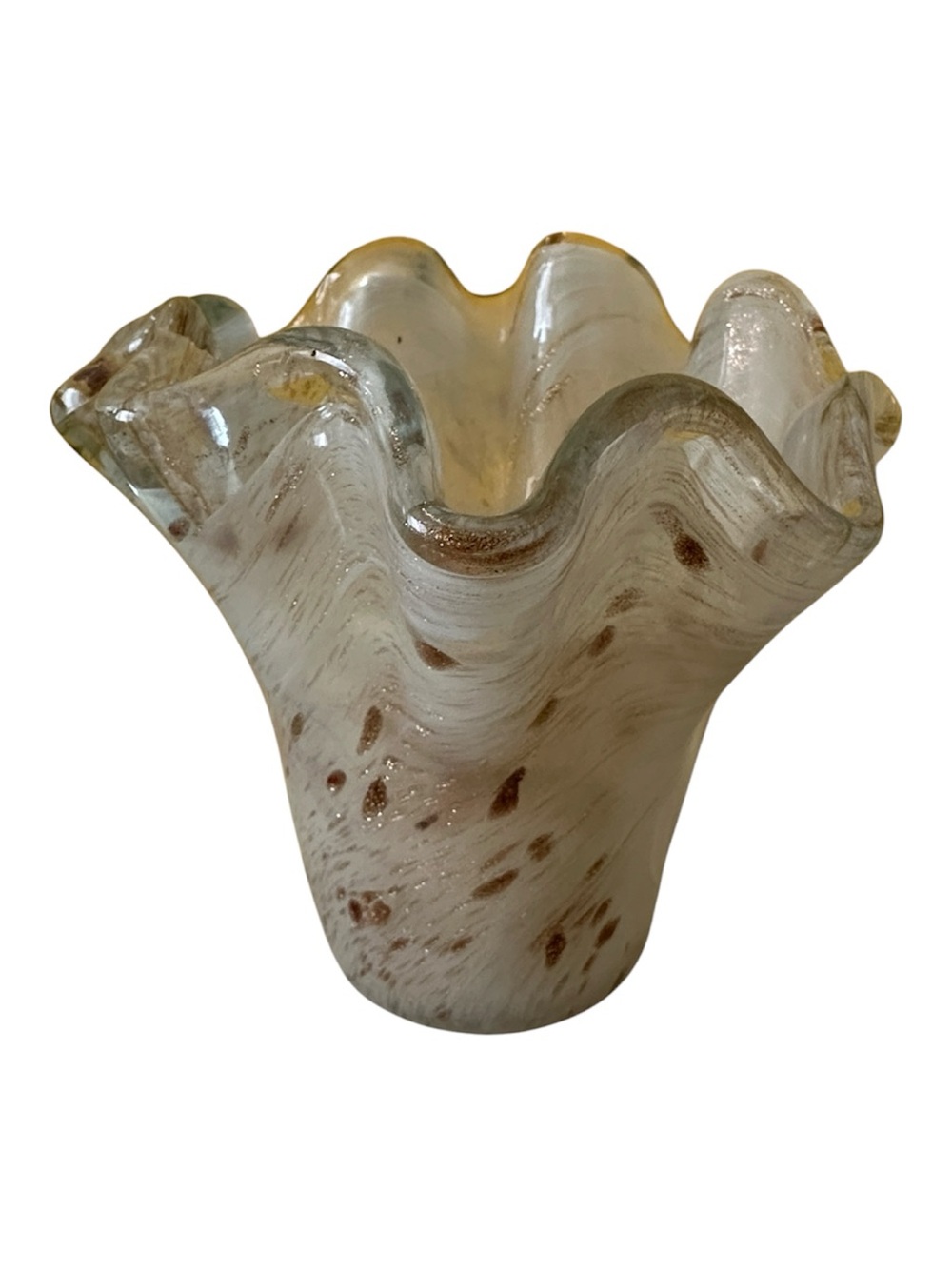 Tammaro Home Scented Candle in a Handblown Murano Art Glass Vase Vessel